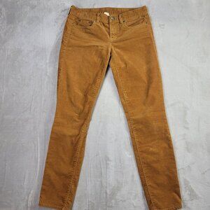J. Crew Mustard Gold Women's Corduroy Pants | Size 28T